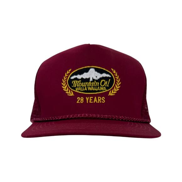 Mountain Oil Custom Lubricants Walla Walla 28 Years Snapback Trucker Hat Cap - Picture 2 of 9